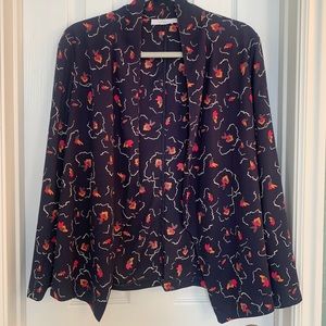 Lush over shirt with floral print